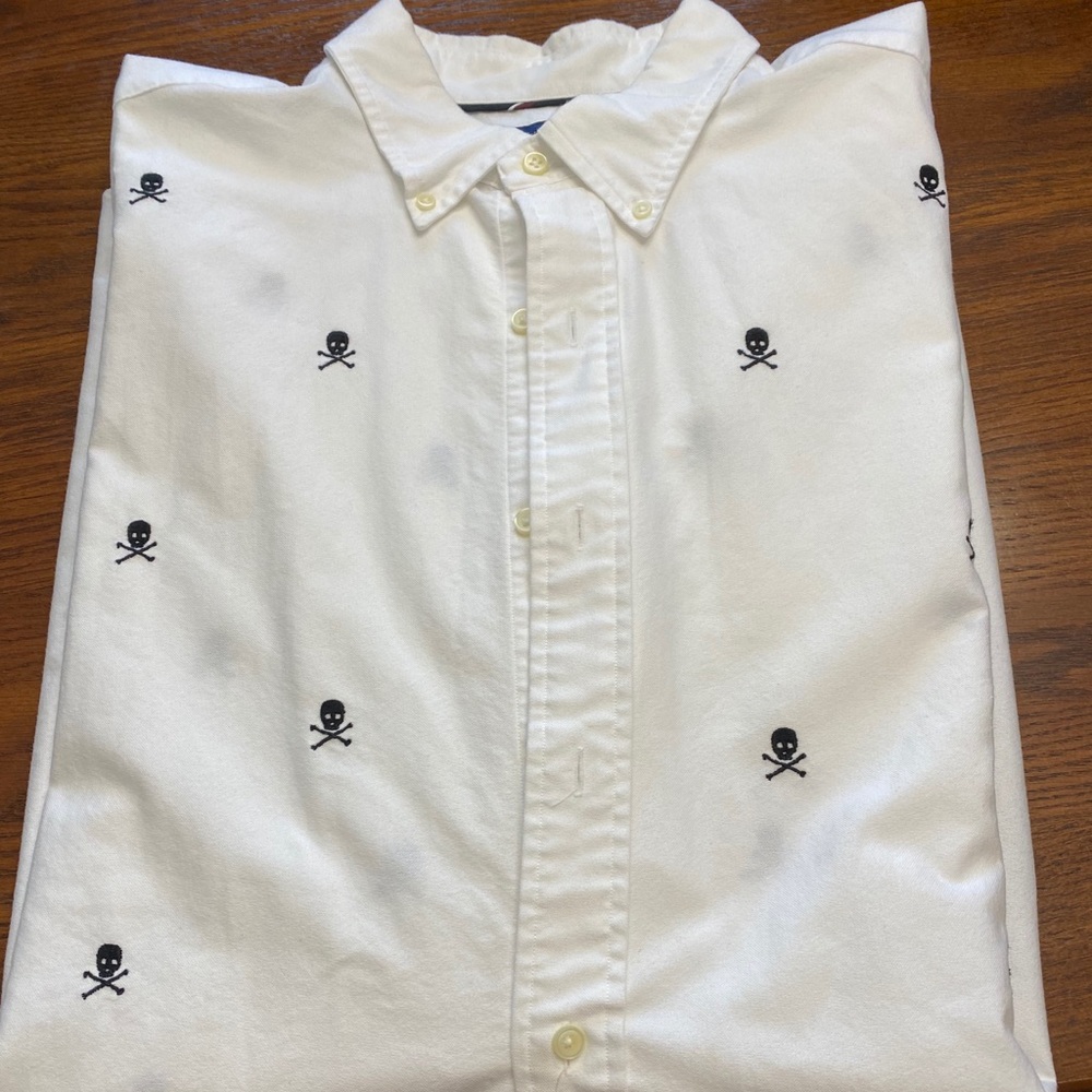 Ralph Lauren Men’s cotton skull button up